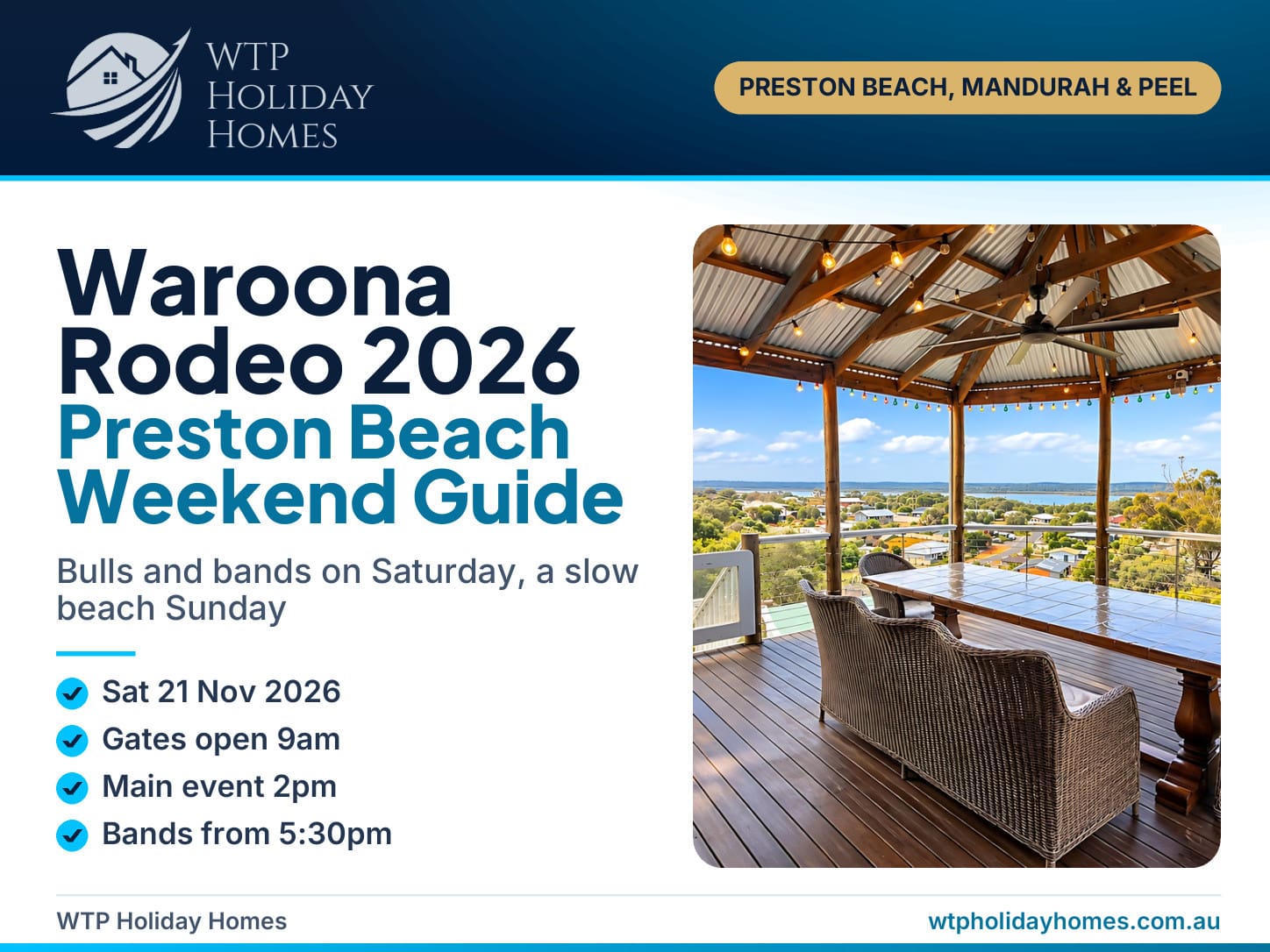 Wikend Bull Waroona Rodeo 2026: Preston Beach Weekend Guide | WTP